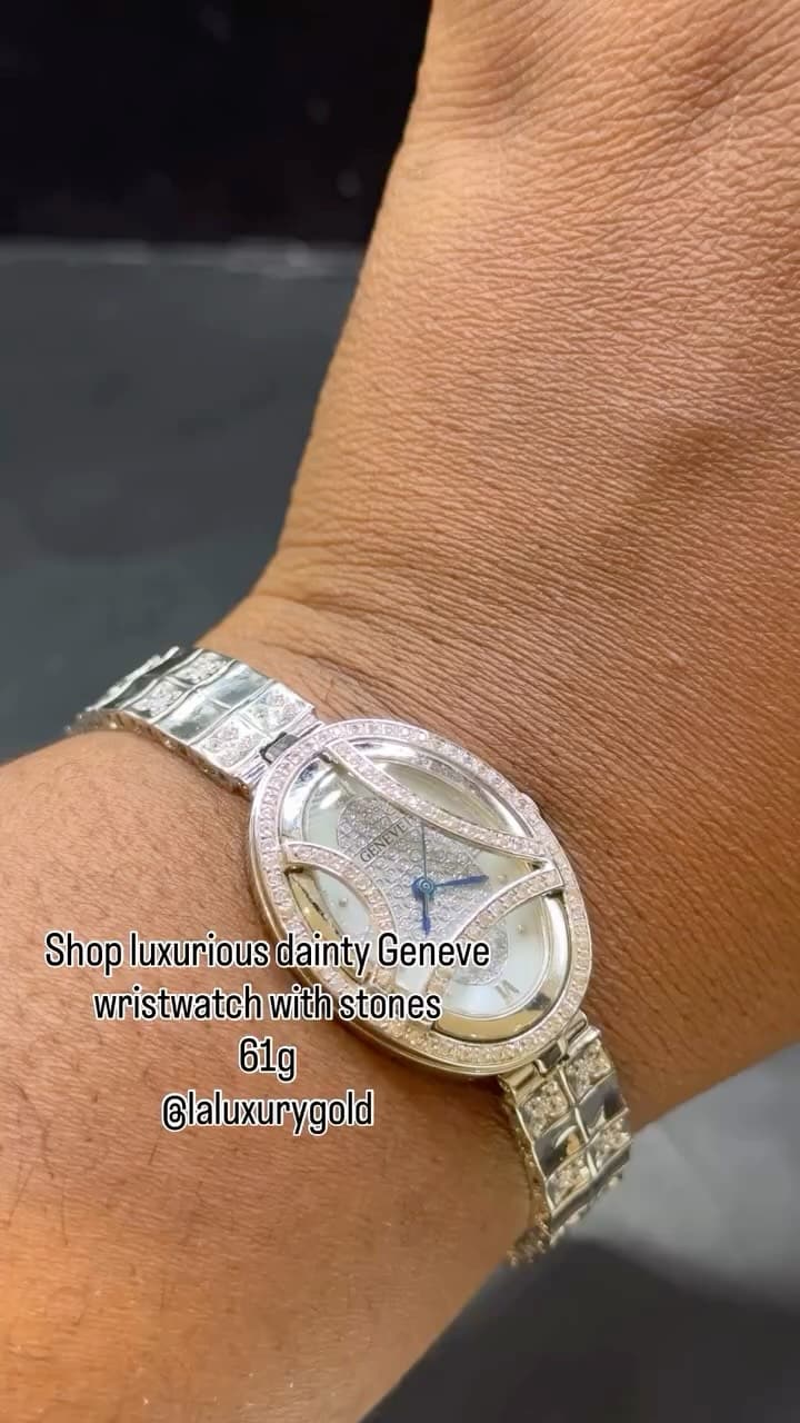 Rose gold watch